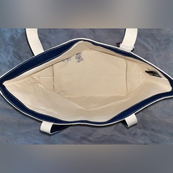 BAGGU X Sandy Liang MEDIUM Heavyweight Canvas Tote Bag In Navy - Picture 6 of 12